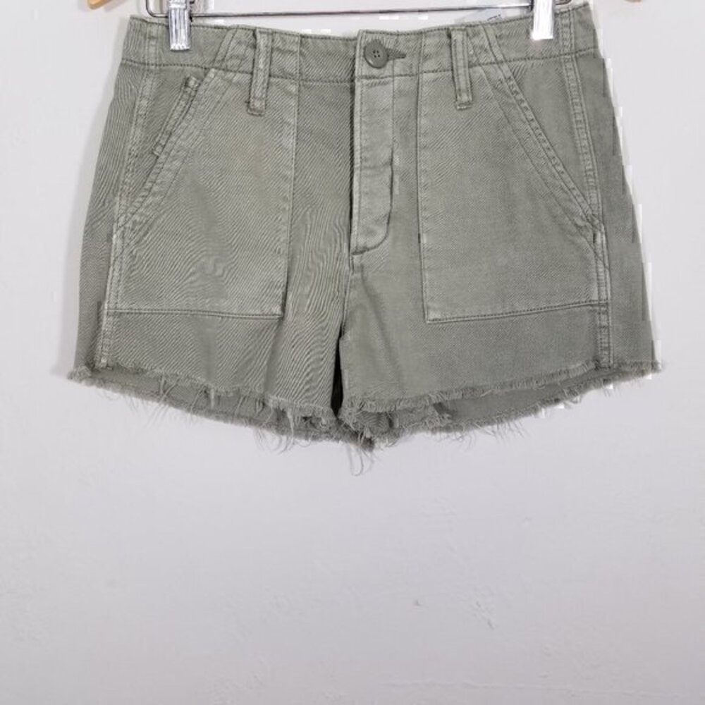 American Eagle Button Fly Raw Hem Short Size 4